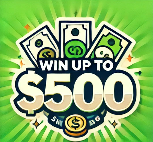 U could Win up to $500